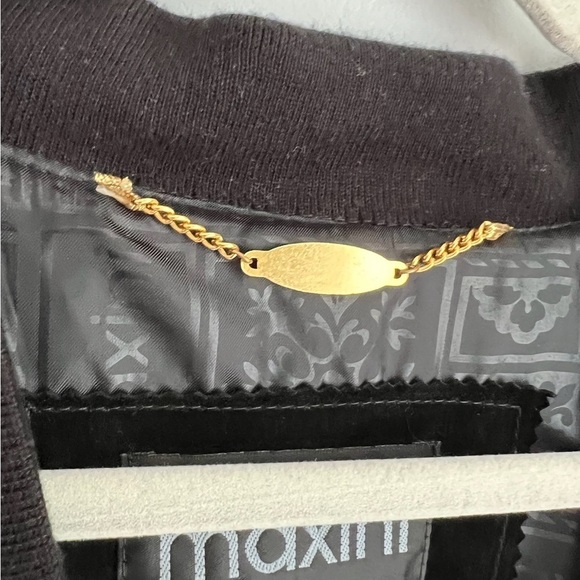 Maxini Collezione Leather Jacket Black  XXL - Picture 10 of 15